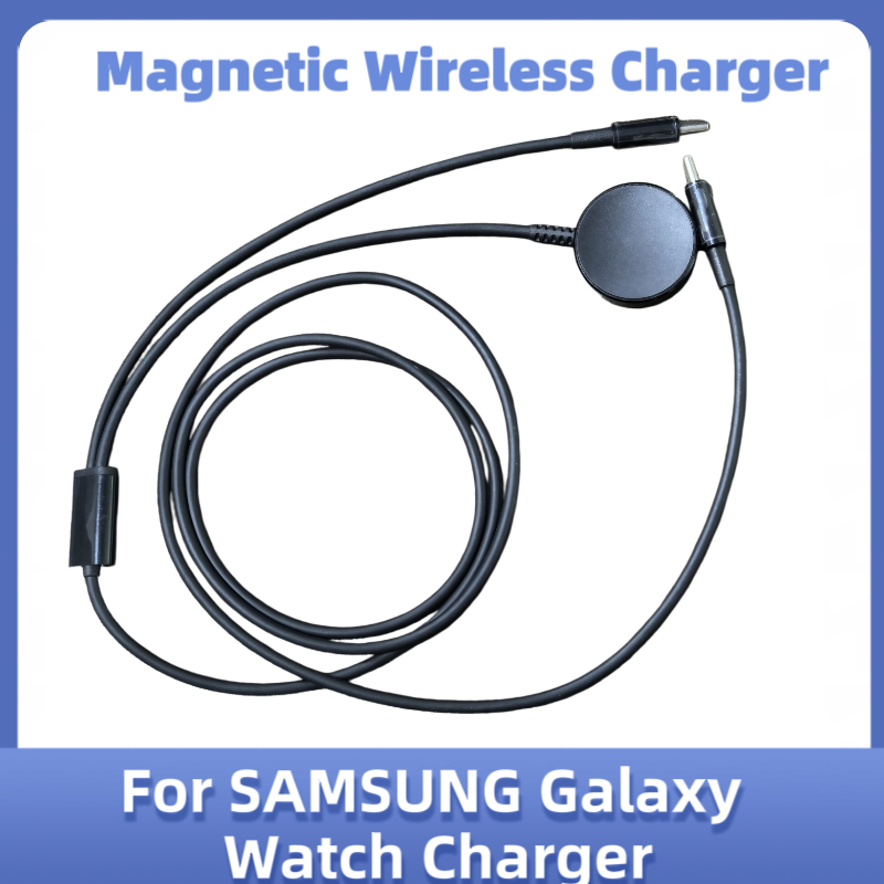 Wireless Charger Watch - Магнитный беспроводной зарядный кабель Type-C 2-в-1