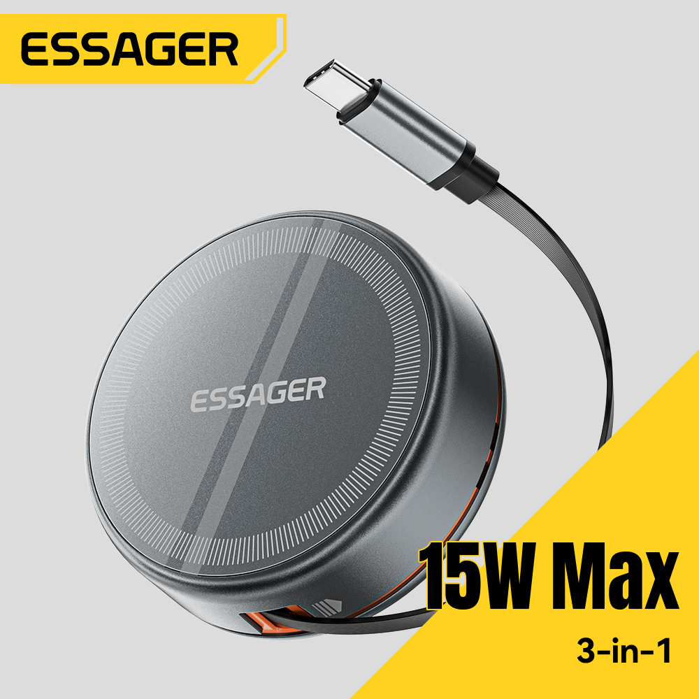 Wireless Charger Watch - Магнитное беспроводное зарядное устройство Essager 15