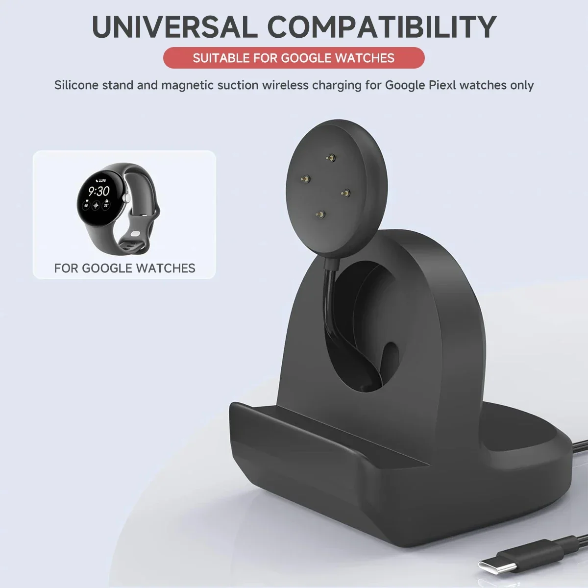 Мягкая силиконовая подставка д – обзор и цена Wireless Charger Watch
