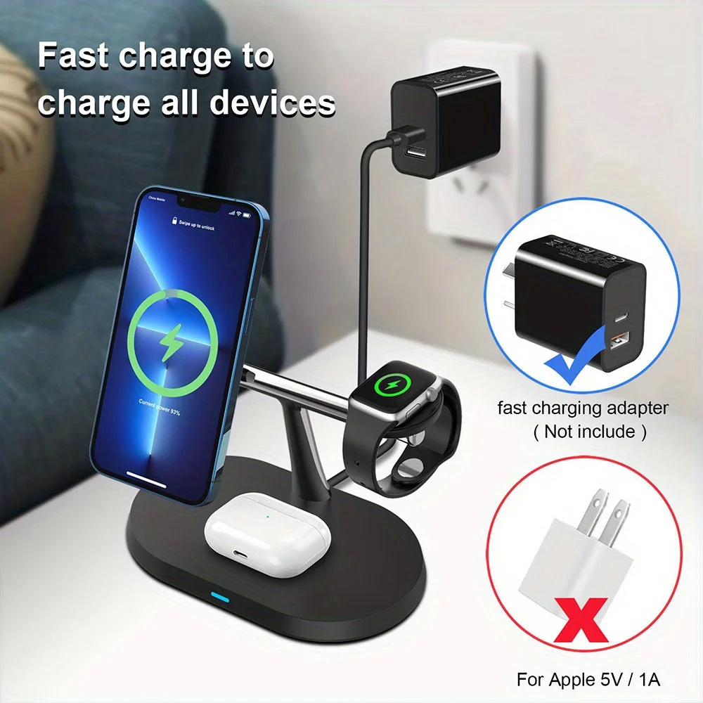 Магнитная беспроводная зарядна – обзор и цена Wireless Charger Watch