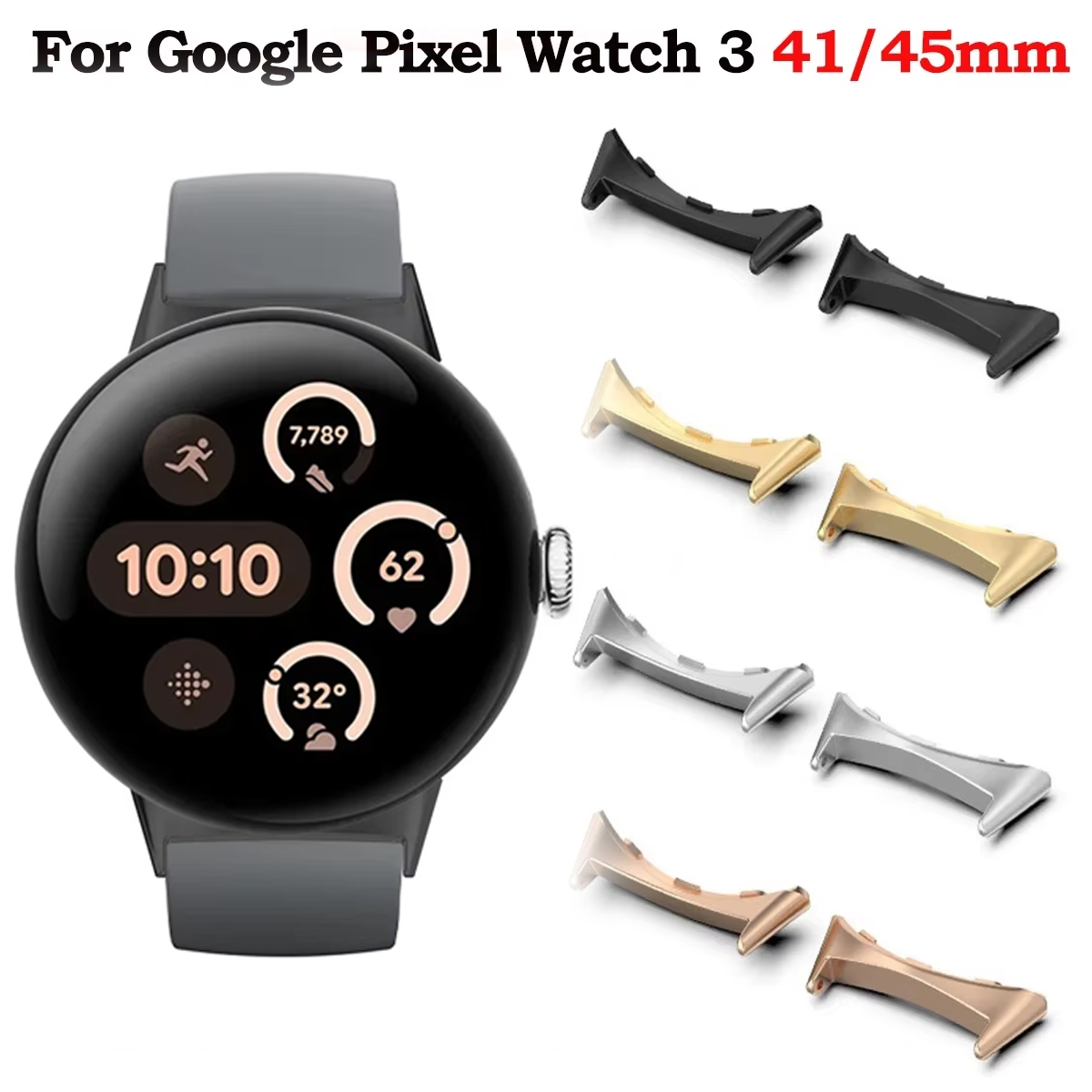 2 шт., адаптер для ремешка для – обзор и цена Smartwatch Watch Accessories