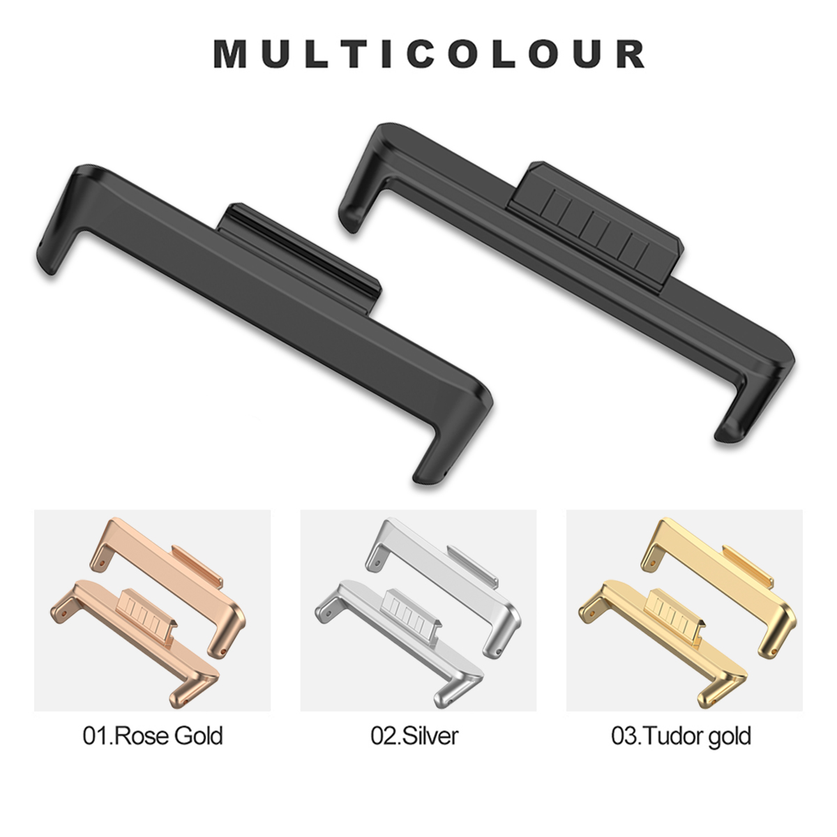 1 пара металлических коннектор – обзор и цена Watch Band Connector