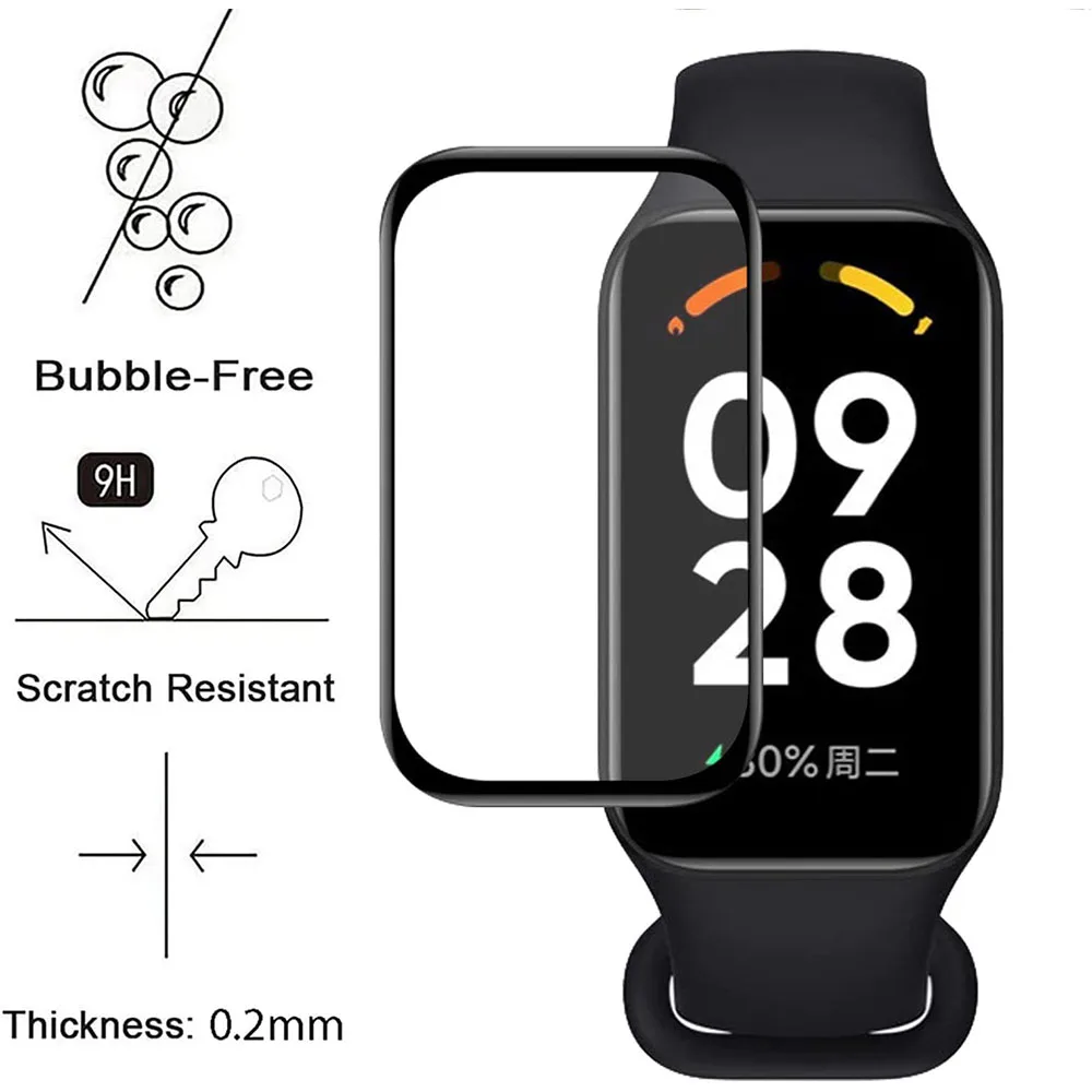 1-3 шт. 3D композитная пленка  – обзор и цена Smartwatch Band Accessories