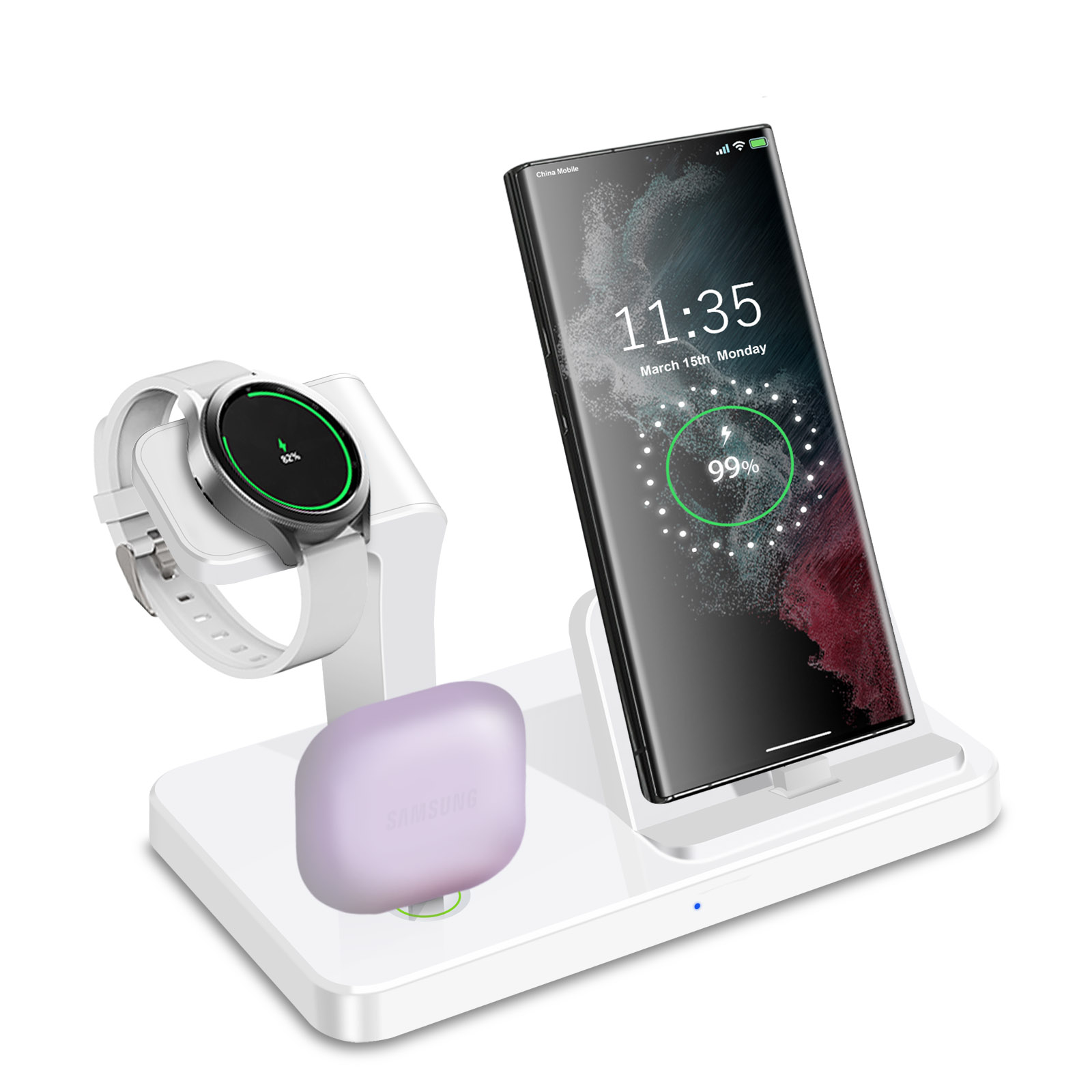 Настольная док-станция 3 в 1 с – обзор и цена Wireless Charger Watch