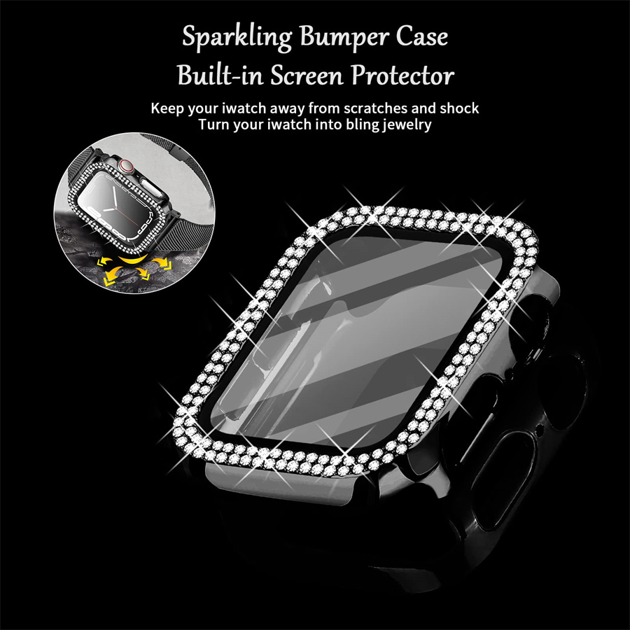 Алмазный чехол для Apple Watch – обзор и цена Smartwatch Band Accessories