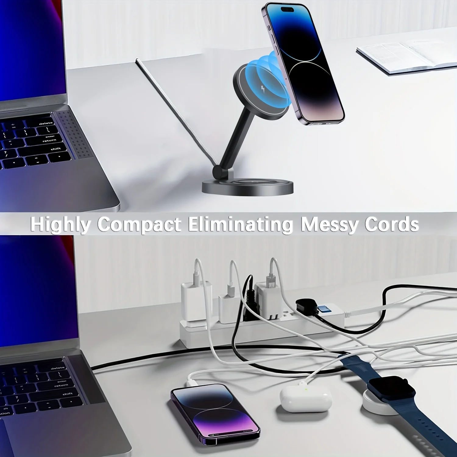 Магнитная подставка для беспро – обзор и цена Wireless Charger Watch