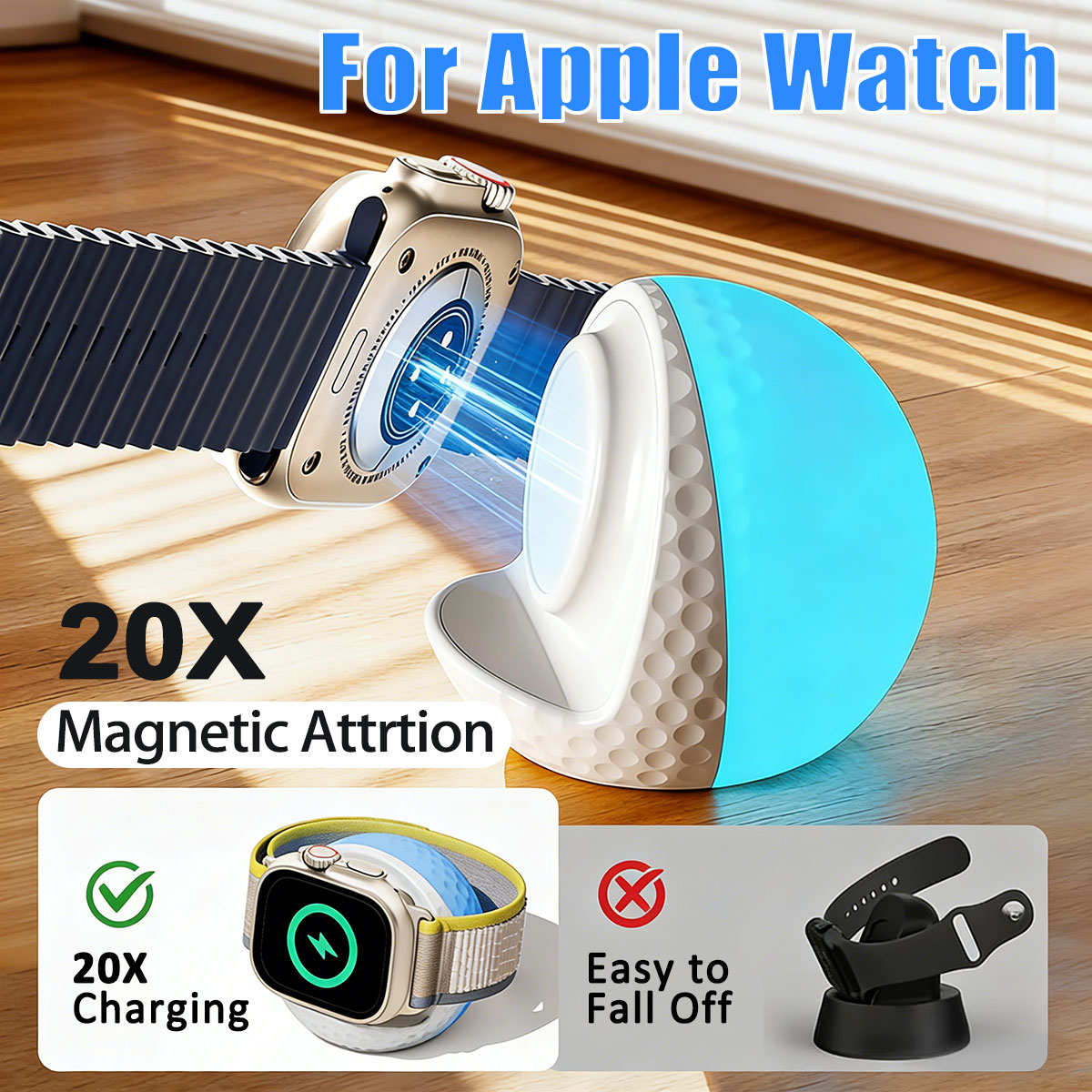Портативная беспроводная заряд – обзор и цена Wireless Charger Watch