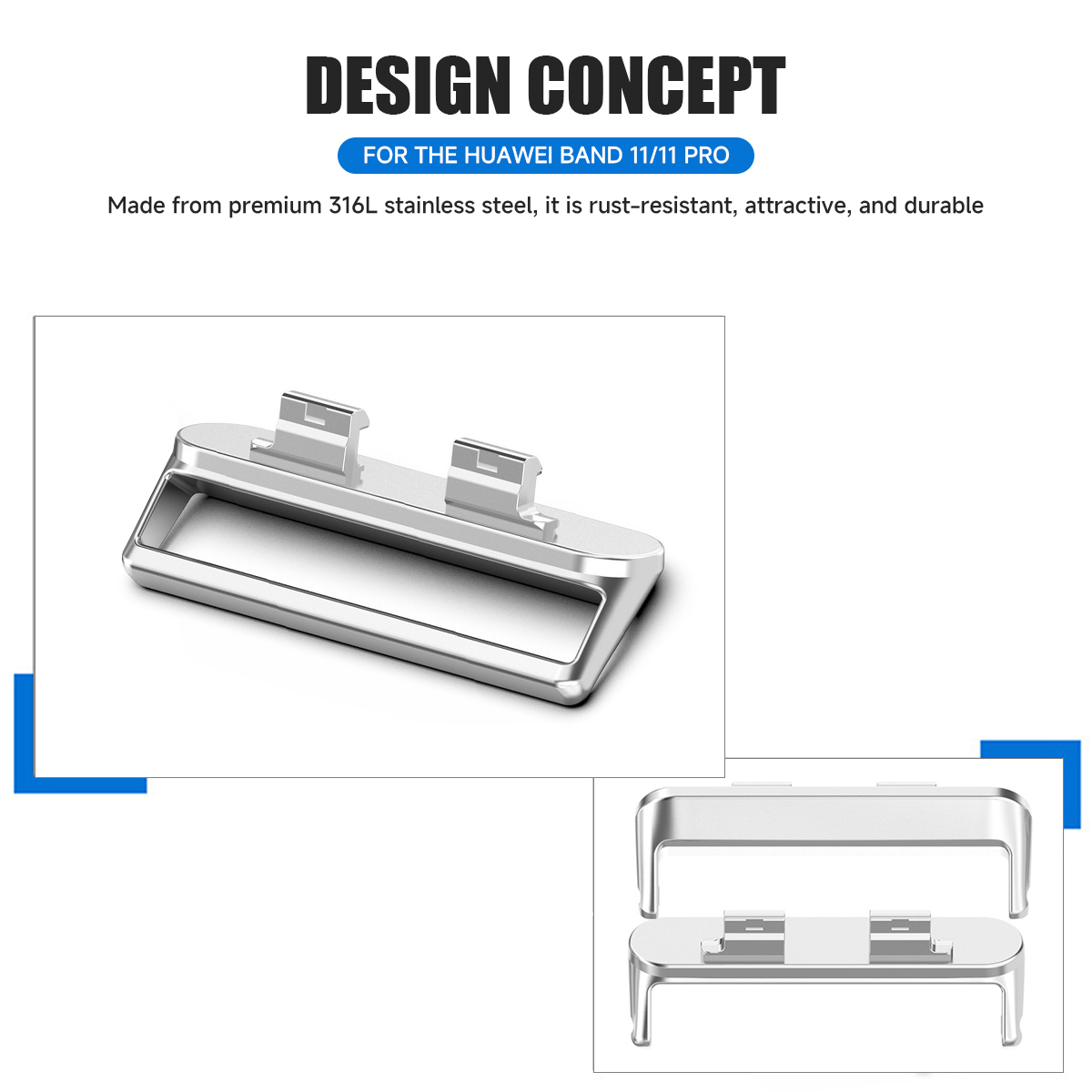 Адаптер 18 мм, 1 шт., для реме – обзор и цена Watch Band Connector