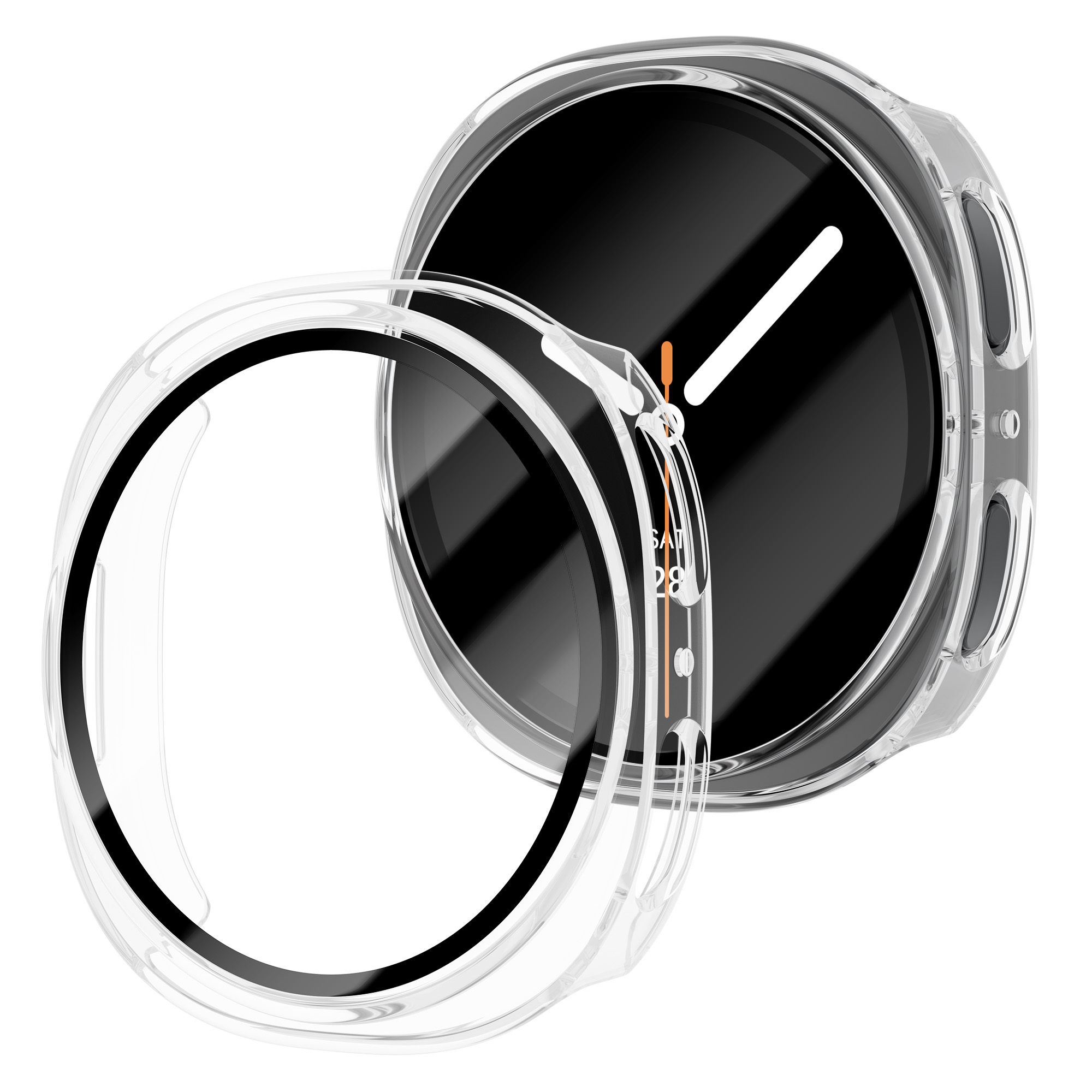 Закаленное стекло + чехол для  – обзор и цена Smartwatch Band Accessories