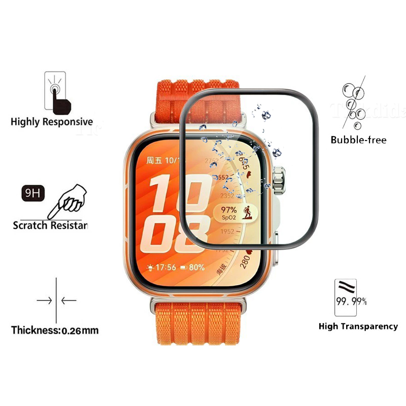Мягкое закаленное стекло для H – обзор и цена Watch Face Protector
