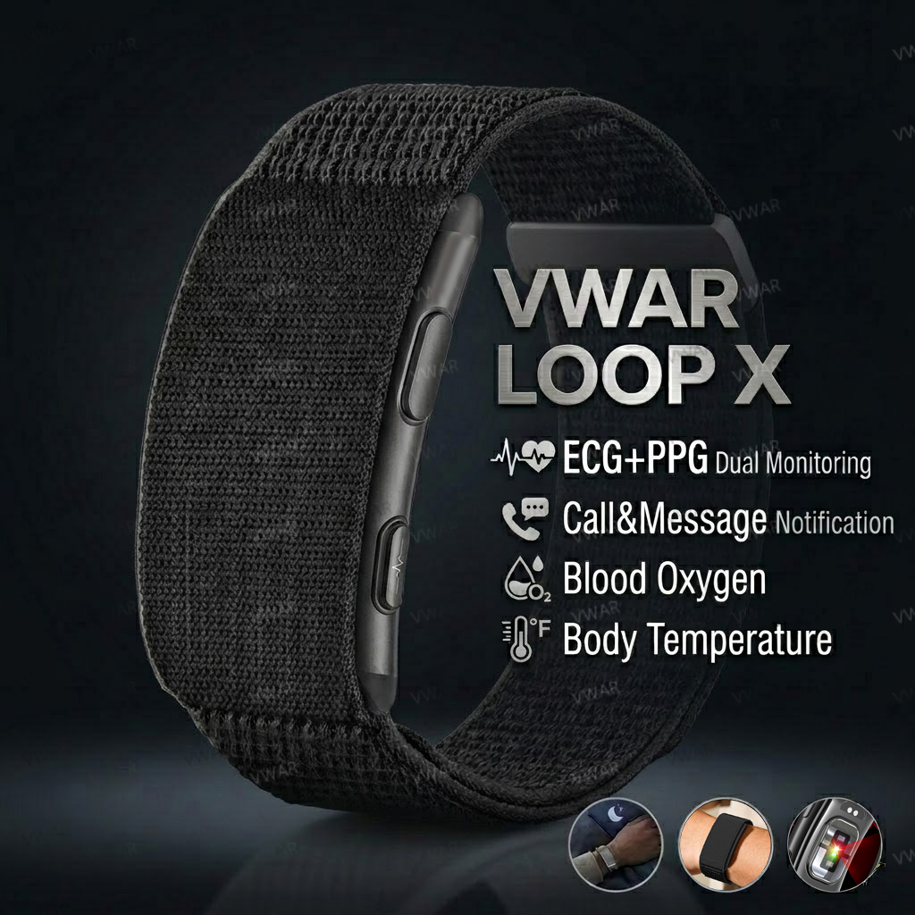 Смарт-браслет VWAR LOOP X ECG: – обзор и цена Smartwatch X