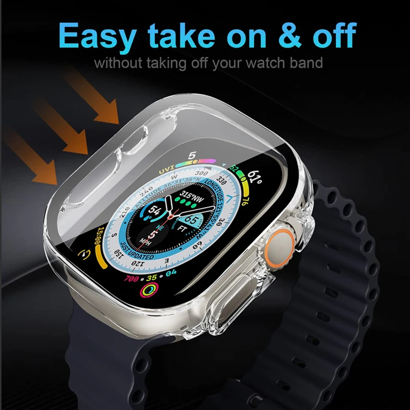 Стекло + чехол для Apple Watch – обзор и цена Smartwatch Band Accessories